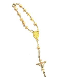 Handmade Car Rearview Mirror Catholic Rosary Christian Religious Prayer Beads